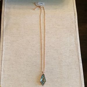 Kendra Scott Necklace Rose Gold and Albalone